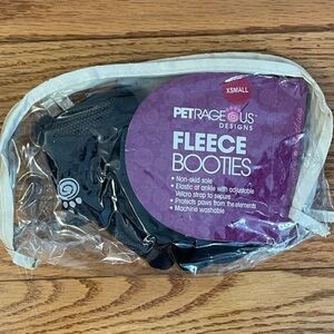 XS Fleece Dog Booties